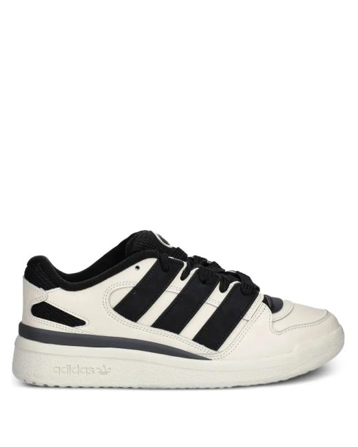 Adidas Sneakers aus Faux-Leder mit Streifen in Black für Herren