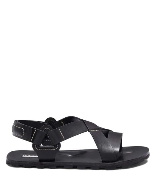 Jil Sander Sandalen Aus Leder in Blue für Herren