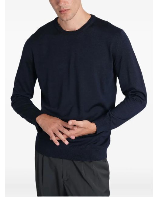 Jersey Con Cuello Redondo Barena de hombre de color Blue