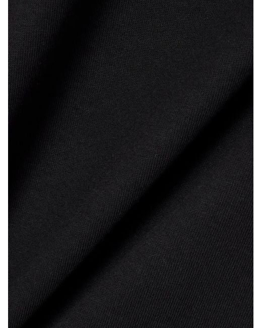 Lacoste Black Embroidered-Logo T-Shirt for men