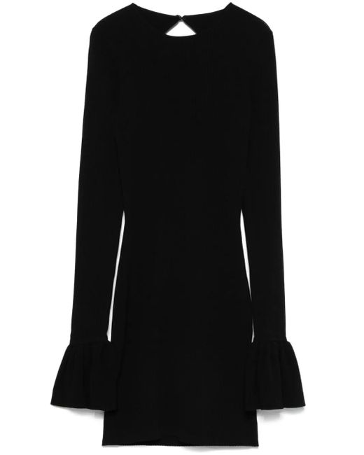 ROTATE BIRGER CHRISTENSEN Black Knitted Mini Dress