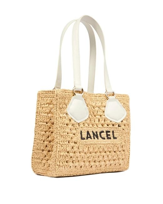 Lancel Natural Summer Mania Tote Bag