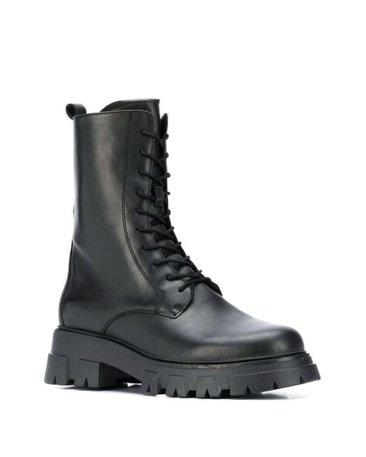 ash moody leather combat boots