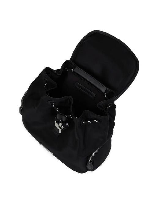 Karl Lagerfeld Black Small Ikon Backpack