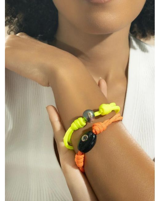 Dezso by Sara Beltran Red Onyx Sillimanite Classic Cowrie Bracelet