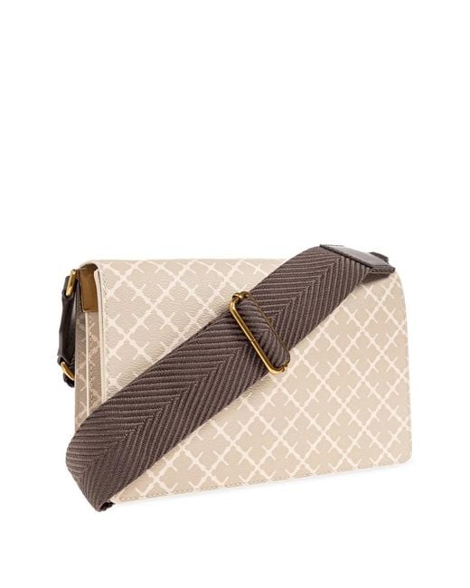 By Malene Birger Natural Loenna Monogrammed Shoulder Bag
