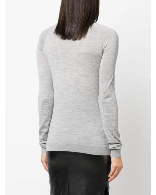 ARMARIUM Gray Roll-Neck Fine-Knit Jumper