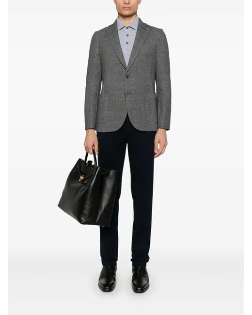 Circolo 1901 Gray Checked Blazer for men