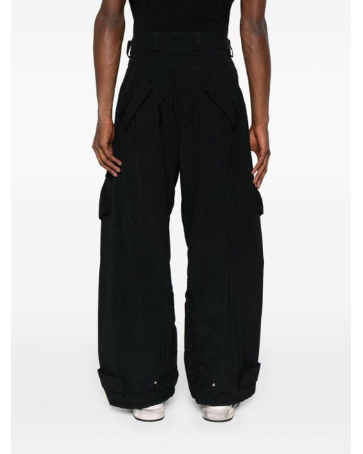 Pantalon ample Cross à poches cargo Marcelo Burlon pour homme en coloris Black