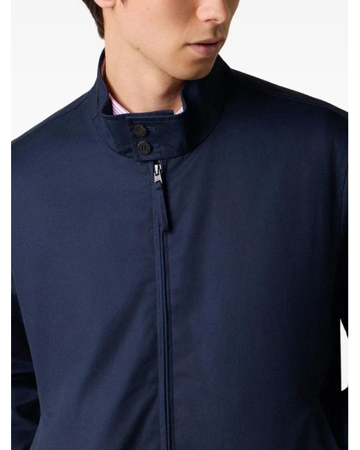 Brooks Brothers Blue Harrington Bomber Jacket for men