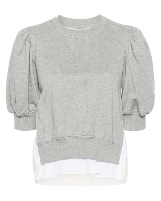 3.1 Phillip Lim Cropped Sweater in het Gray