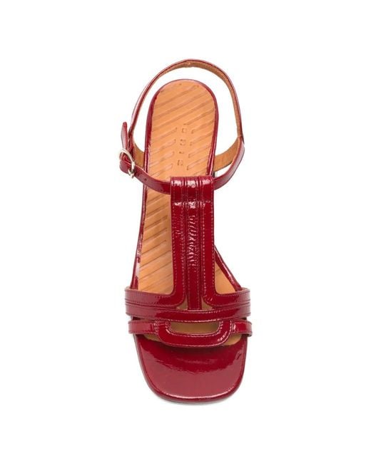 Chie Mihara Pink T-Strap Sandals