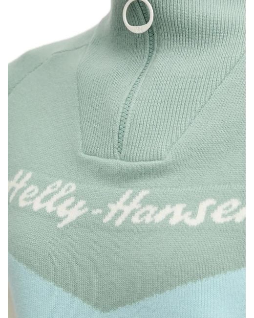 Helly Hansen Blue Pull À Fermeture Zippée