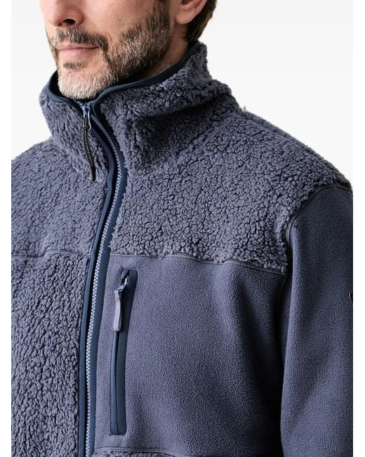 Rossignol Blue All Track Fleece-Sherpa Jacket for men