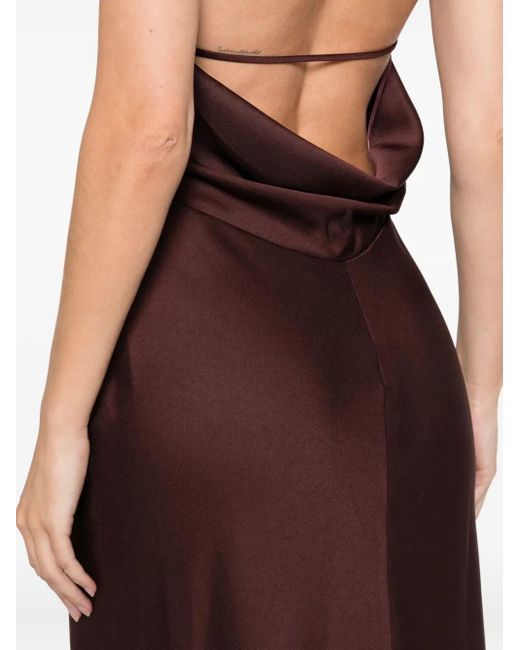 Jonathan Simkhai Purple Reannon Maxi Dress