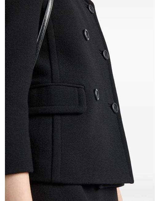 Prada Black Double-Breasted Jacket