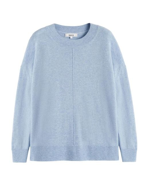 Chinti & Parker Blue Crew-Neck Sweater