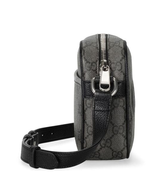 Gucci Messenger Bag Mini aus Canvas in Gray für Herren
