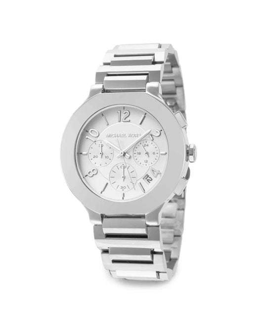 Michael Kors Gray Oversized Gramercy-Tone Watch