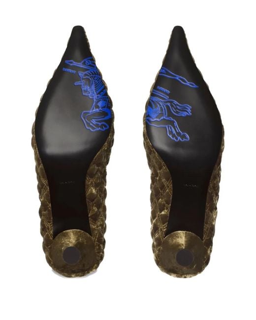 Zapatos con tacón de 55 mm Burberry de color Brown