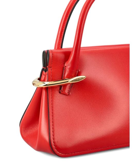Givenchy Red Mittelgroße Pinch Tote Bag