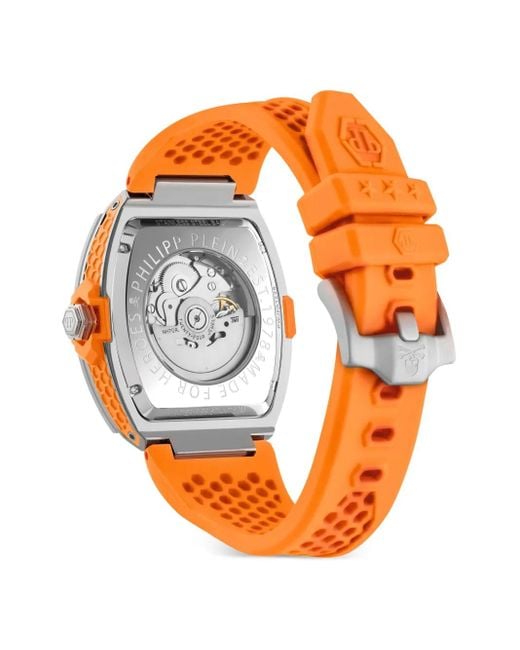 Philipp Plein The $Skeleton Frosted 44 Mm in het White voor heren