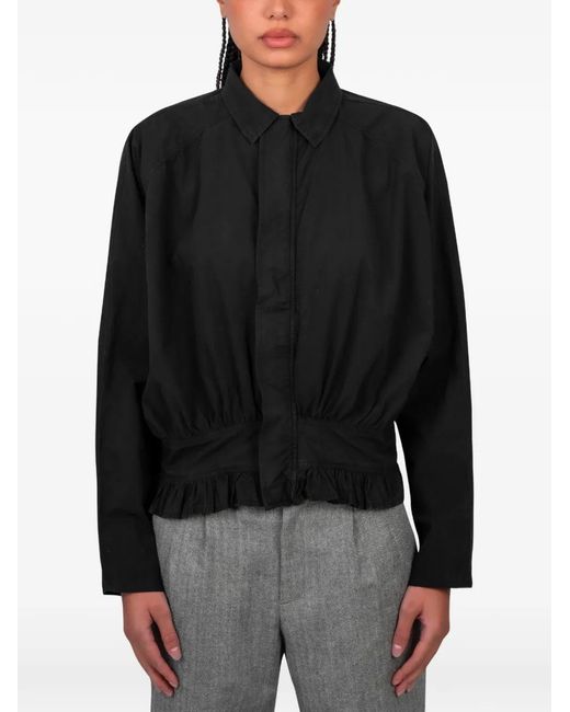 GIMAGUAS Black Ashley Ruffled Jacket