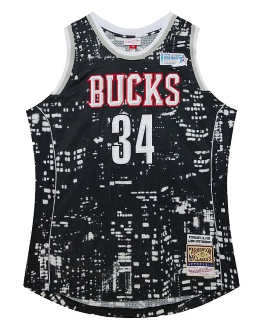 メンズ Mitchell & Ness Nba World Rising Stars All-star 2015 Giannis Antetokounmpo ジャージ Black