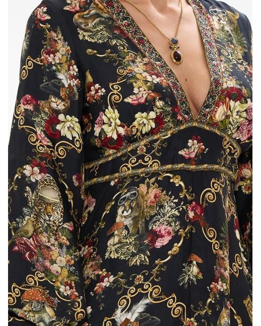 Camilla Told In The Tapestry Maxi Dress Black