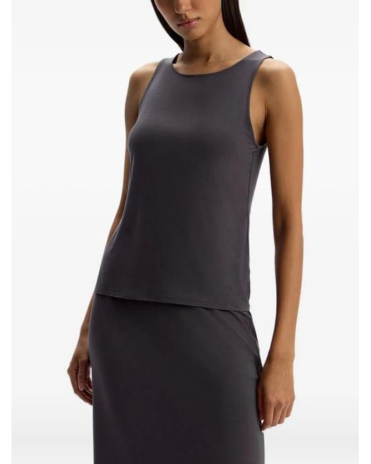 12 STOREEZ Gray Round-Neck Top