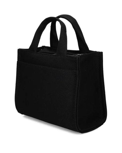 DKNY Black Logo-Print Tote Bag