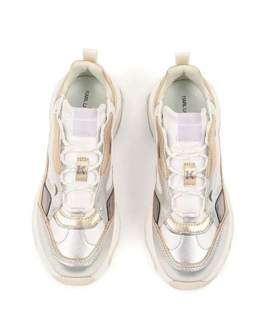 Baskets À Patch Logo Karl Lagerfeld en coloris White