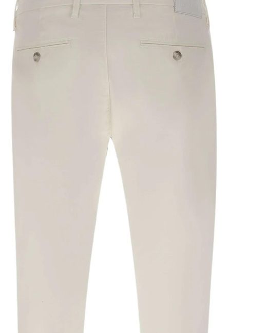 Re-hash White Mucha Chino Trousers for men
