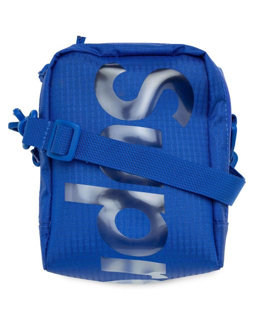 Bolso de mano con logo y correa de Supreme de color Azul | Lyst