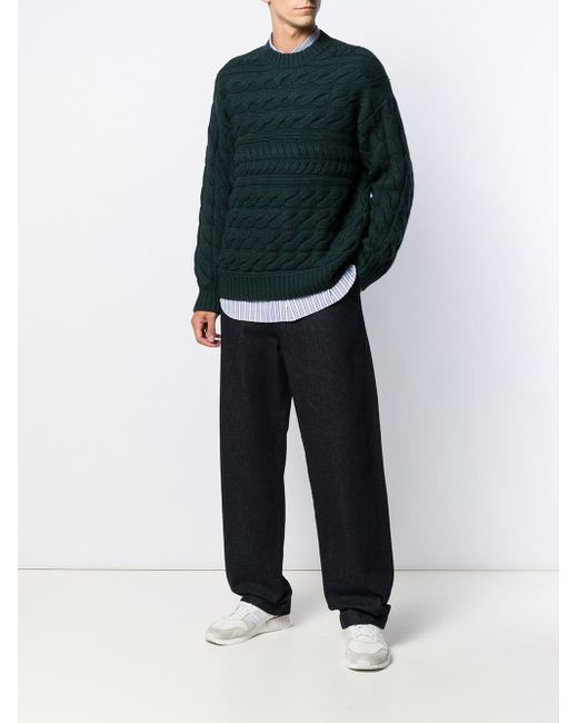 Closed Wool Cable Knit Jumper in Grey (Gray) for Men - Lyst