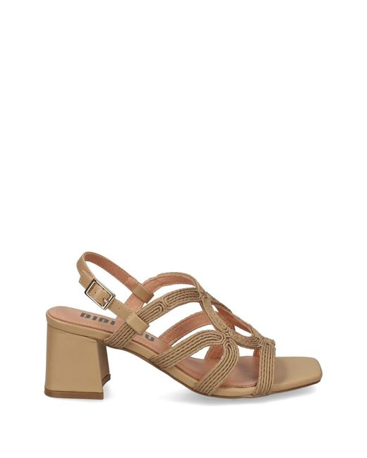 Bibi Lou Natural Meli Slingback Sandals