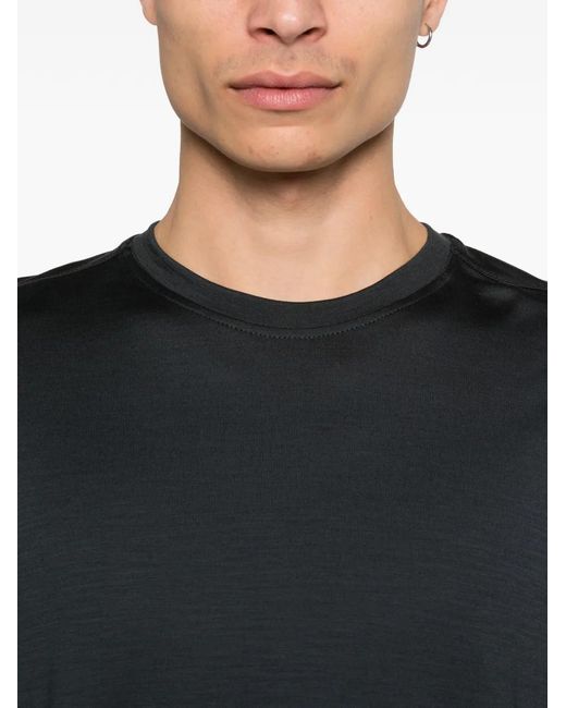 Montecore Black Wool T-Shirt for men
