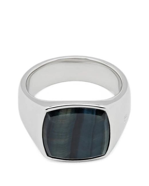 Tom Wood Metallic Cushion Hawk Eye Ring