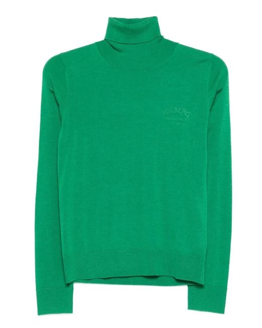 Pull À Logo Brodé Iceberg en coloris Green