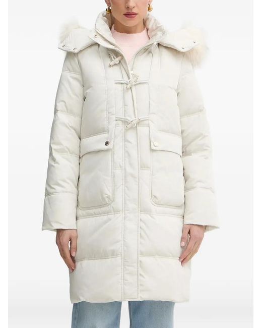 Morgan White Padded Coat