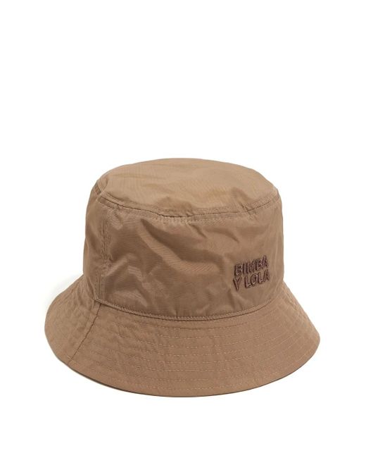 Cappello Bucket Con Ricamo di Bimba Y Lola in Brown