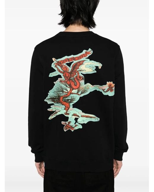 Jersey Pure De Algodón Givenchy de hombre de color Black