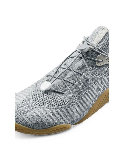 Vivobarefoot White Motus Flex Toggle-Fastening Knitted Sneakers