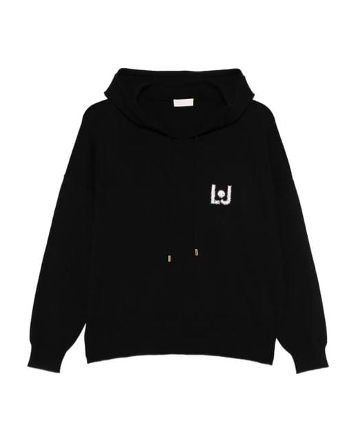 Liu Jo Hoodie Met Logo in het Black