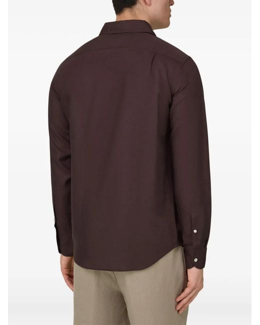 Boggi Brown Long-Sleeve Shirt for men
