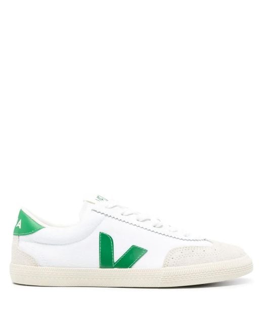 Veja Natural Volley Panelled Sneakers