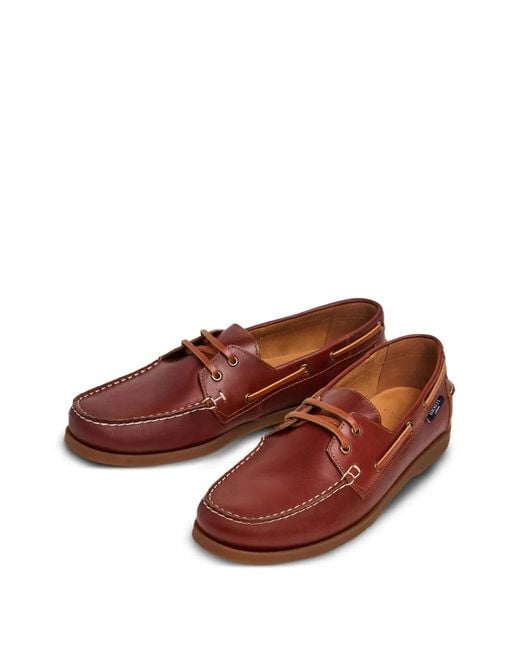 Hackett Brown Deck One Boat Shoes for men