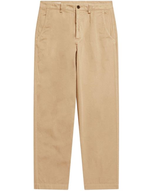 Dries Van Noten Natural Cotton Chino Trousers for men