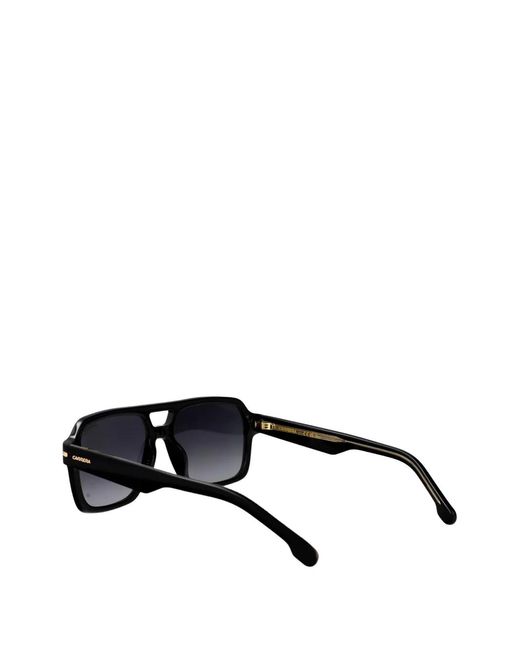 Carrera Black Pilot-Frame Sunglasses for men
