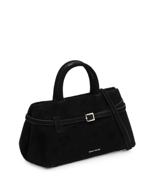 MANU Atelier Black 25 Le Cambon Tote Bag